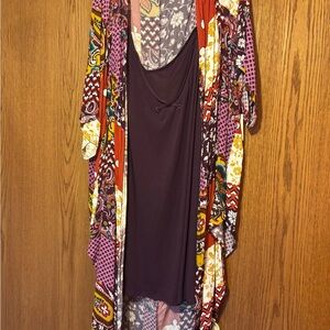 Terra & Sky Colorful Geometric and Floral Top